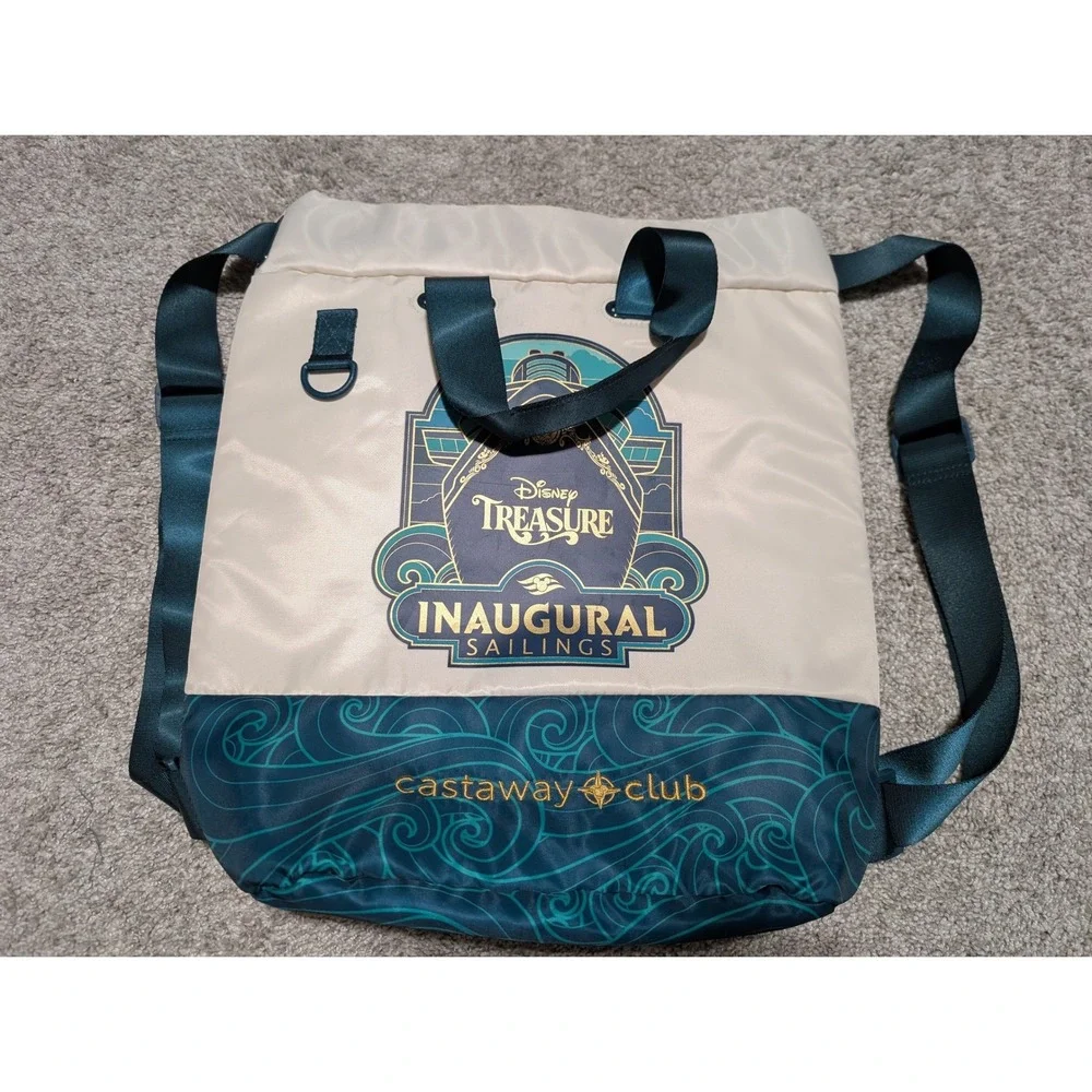 Disney Cruise Line Treasure Inaugural Sailing Castaway Club Bag Cooler Backpack